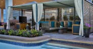 The Marriott Marquis Houston's outdoor pool and cabanas to host Mother's Day in Texas.