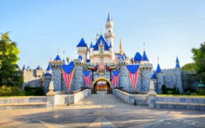 Sleeping Beauty's castle at Disneyland California.