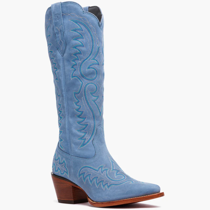 Denim Blue Lagoon Women's Crush Tall Western Boot by Durango Boots.
